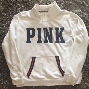 Victoria secret pink quarter zip